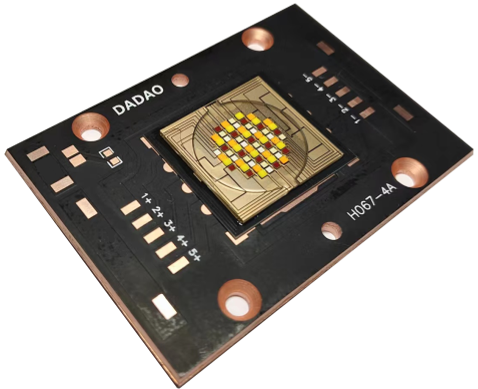 垂直芯片 · 玻璃封装   多色光源 · 高功率